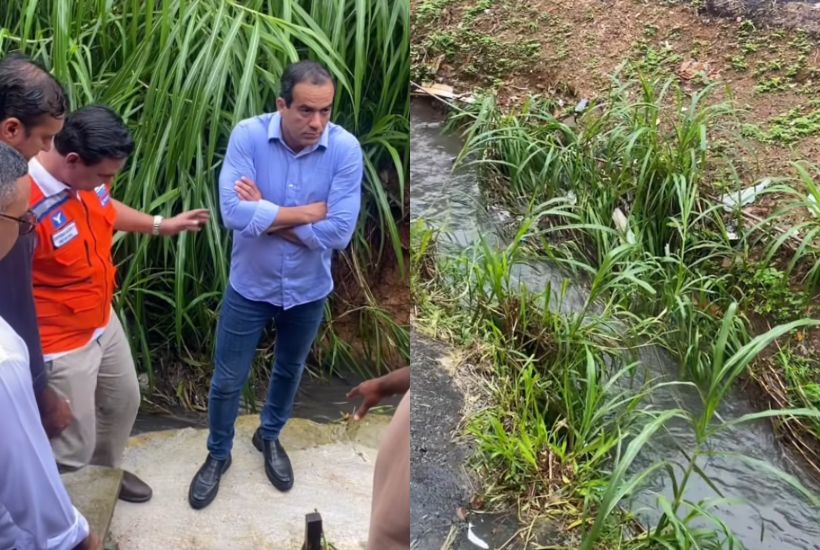 Bruno Reis solicita limpeza e requalificação de canal em Nova Sussuarana